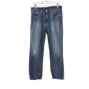 Levi's‎ 614 Straight mid wash Distressed Men’s Blue 32X32